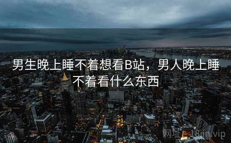 男生晚上睡不着想看B站，男人晚上睡不着看什么东西